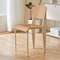 Jeffcoco Furniture,Wooden Chair,Dining Chair,Reading Chair,Desk Chair For Relax Indoor,Metal Frame Study Chair For Home Office Furniture, (White)