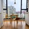 Jeffcoco Furniture Steel Chair Modern Design Dining Chair For Home,Restaurant,Office Desk Reading, Meeting Chair,Coffee Shop,Indoor Outdoor Chair Simple Style (Black One Piece)