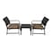 Jeffcoco Furniture Garden Lounge Set,Outdoor Chair with Cushions,Patio Outdoor Balcony Seat,Coffee Shop Set