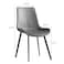 Jeffcoco Furniture Dining Chair Leather Seat,Desk Chair,Modern Design Dining Room Furniture, (Grey Chair One Piece)
