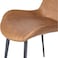 Jeffcoco Furniture Dining Chair Leather Seat,Desk Chair,Modern Design Dining Room Furniture, (Brown Chair One Piece)