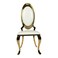 Jeffcoco Furniture Luxury Dining Chair Armless Gold Backrest Kitchen Living Wedding Event Home Furniture (High Back)