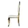 Jeffcoco Furniture Luxury Dining Chair Armless Gold Backrest Kitchen Living Wedding Event Home Furniture (High Back)