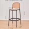 Jeffcoco Furniture Bar Stool, High Bar Chair Leisure Chair Bar Stool Outdoor Chair Home Bar Stool Plastic Chair Outdoor 4 leg High Chair