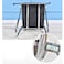 Jeffcoco Furniture Meeting Chair,Leather Office Chair,Dining Chair,Visitor Chair,Guest Chair Home Office Furniture No Wheels (Black)