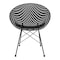 Jeffcoco Furniture industrial stylel Chair Modern Design Dining Chair For Home,Restaurant,Office Desk Reading,Coffee Shop,Indoor Outdoor Chair (Black)