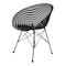 Jeffcoco Furniture industrial stylel Chair Modern Design Dining Chair For Home,Restaurant,Office Desk Reading,Coffee Shop,Indoor Outdoor Chair (Black)