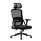 Jeffcoco Furniture Ergonomic Office Chair,High-Back With Wheels,Breathable Mesh, Comfortable Seat,Adjustable Back, Headrest, Soundproof wheel