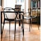 Jeffcoco Furniture Interior Design PP Chair Leisure Chair For Home Office Centre Place Dining Coffee Shop,Restaurant (White One Piece)