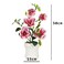 Jeffcoco Furniture Artificial flower,Artificial plants Home Decor indoor, outdoor, Garden,Table Desk decoration For Housewarming Gift Consolida ajacis (Pink)