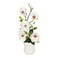 Jeffcoco Furniture Artificial flower,Artificial plants Home Decor indoor, outdoor, Garden,Table Desk decoration For Housewarming Gift Consolida ajacis (White)