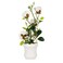 Jeffcoco Furniture Artificial flower,Artificial plants Home Decor indoor, outdoor, Garden,Table Desk decoration For Housewarming Gift Consolida ajacis (White)