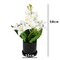 Jeffcoco Furniture Artificial flower,Artificial plants with Holder Plate Home Decor Corner,indoor, outdoor, Garden, decoration For House Decorative Art Display (White)