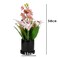 Jeffcoco Furniture Artificial flower,Artificial plants with Holder Plate Home Decor Corner,indoor, outdoor, Garden, decoration For House Decorative Art Display (Light Pink)
