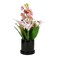 Jeffcoco Furniture Artificial flower,Artificial plants with Holder Plate Home Decor Corner,indoor, outdoor, Garden, decoration For House Decorative Art Display (Light Pink)