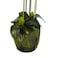 Jeffcoco Furniture Artificial flower,Artificial plants with Holder Plate Home Decor Corner,indoor, outdoor, Garden, decoration For House Decorative art (Dark Pink)
