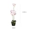 Jeffcoco Furniture Artificial flower,Artificial plants with Holder Plate Home Decor Corner,indoor, outdoor, Garden, decoration For House Decorative art (Light Pink)