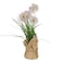 Jeffcoco Furniture Home Decor Artificial Plant Gift Set of 3 Reed grass simulation plant fake flower simulation flower green tree decoration for indoor,living room(Light Pink)