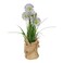 Jeffcoco Furniture Home Decor Artificial Plant Gift Set of 3 Reed grass simulation plant fake flower simulation flower green tree decoration for indoor,living room(Purple)
