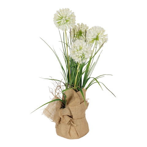 Jeffcoco Furniture Home Decor Artificial Plant Gift Set of 3 Reed grass simulation plant fake flower simulation flower green tree decoration for indoor,living room(White)