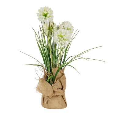 Jeffcoco Furniture Home Decor Artificial Plant Gift Set of 3 Reed grass simulation plant fake flower simulation flower green tree decoration for indoor,living room(White)