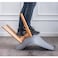 Jeffcoco Furniture Wooden Leg Leather cusion seat chair for dining,desk chair white 1 pcs