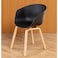 Jeffcoco Furniture Leisure Chair For Lounge,Dining desk chair Black 1 pcs