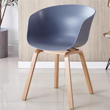 Jeffcoco Furniture Leisure Chair For Lounge,Dining desk chair Grey 1 pcs