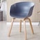 Jeffcoco Furniture Leisure Chair For Lounge,Dining desk chair Grey 1 pcs