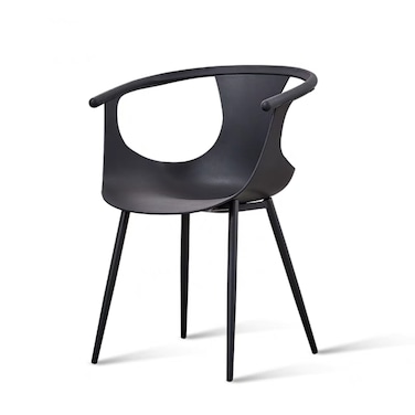 Jeffcoco Furniture Leisure Chair For Lounge,Dining desk chair Black 1 pcs