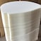 Jeffcoco Furniture Mordern Solid Wood Dining Chair for Kitchen,Bistro,Resteraunt in Beige Color Fabric Seat (1pcs Rattan Back)