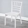 Jeffcoco Baby Chair Kids Plastic School Study Chair Chivari Party Chair White Bamboo Design