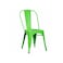 Jeffcoco Furniture Tolix Style Metal Dining Chair D1 Industrial Stackable Cafe Side Indoor/Inside Outdoor/Outside Courtyard Garden Patio Kitchen Dining Room(1 Light Green)
