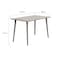 Jeffcoco Furniture Aluminium Outdoor Table,Water proof Heat Proof Garden Table 120*80cm(1 pc)