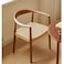 Jeffcoco Furniture Solid Wood Hand-made Rope Chair,Arm Desk Chair (1 Piece Chair)