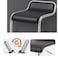 Jeffcoco Furniture PU Leather Adjustable High Bar Chair,Counter Guest Chair(Black 1 Pc)
