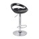 Jeffcoco Furniture PU Leather Adjustable High Bar Chair,Counter Guest Chair(Black 1 Pc)