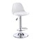 Jeffcoco Furniture PU Leather Adjustable High Bar Chair,Counter Guest Chair(White 1 Pc)