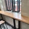 Jeffcoco Furniture Solid Wood Bar Table,High Counter For Kitchen1.5m*45cm*105cm (Beige 1 PC)