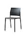 Jeffcoco Furniture Modern Black Plastic Dining Chair - Durable &amp; Stylish for Home &amp; Patio(One Piece)