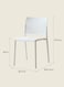 Jeffcoco Furniture Modern White Plastic Dining Chair - Stylish and Durable for Home and Office Use(One Piece)