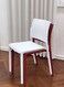 Jeffcoco Furniture Modern White Plastic Dining Chair - Stylish and Durable for Home and Office Use(One Piece)