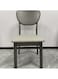 Jeffcoco Furniture Modern Grey Dining Chair with Padded Seat, Ideal for Kitchen, Dining Room and Living Space(One Piece)