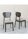 Jeffcoco Furniture Modern Grey Dining Chair with Padded Seat, Ideal for Kitchen, Dining Room and Living Space(One Piece)