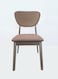 Jeffcoco Furniture Modern Brown Dining Chair with Padded Seat, Ideal for Kitchen, Dining &amp; Living Areas(One Piece)