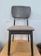 Jeffcoco Furniture Modern Grey Dining Chair with Padded Seat, Ideal for Kitchen, Dining Room and Living Space(One Piece)