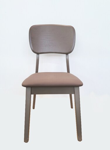Jeffcoco Furniture Modern Brown Dining Chair with Padded Seat, Ideal for Kitchen, Dining &amp; Living Areas(One Piece)
