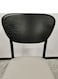 Jeffcoco Furniture Modern Black Dining Chair with Padded Seat, Ideal for Kitchen and Living Room Decor(One Piece)
