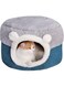 ANTOLE Cat Cave Cat Bed 2 In 1 Polyester Warm Cat Beds For Indoor Cats Pet Bed 2 In 1 Quilted Warm Cat House Dismountable Plush Fabric (Small)