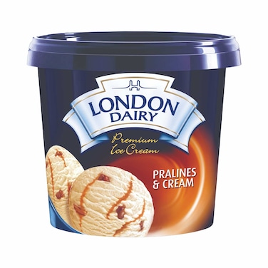 London Dairy Pralines and Cream Ice Cream, 1L